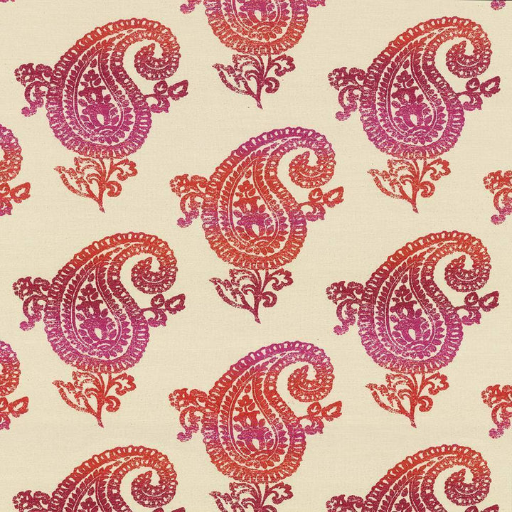 Kasbah Fruit Punch by Kasmir Fabric 8005 USA 30,000 Wyzenbeek Double Rubs H: 27 3/8 inches, V:20 inches 54 - Fabric Carolina - Kasmir