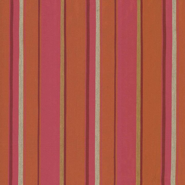 Kasbah Stripe Fruit Punch by Kasmir Fabric 8005 66% Rayon
32% Polyester
1% Cotton
1% Linen
 USA </p><p>Repeat: Horizontal: 12 inches and Vertical: N/A 54 - Fabric Carolina -