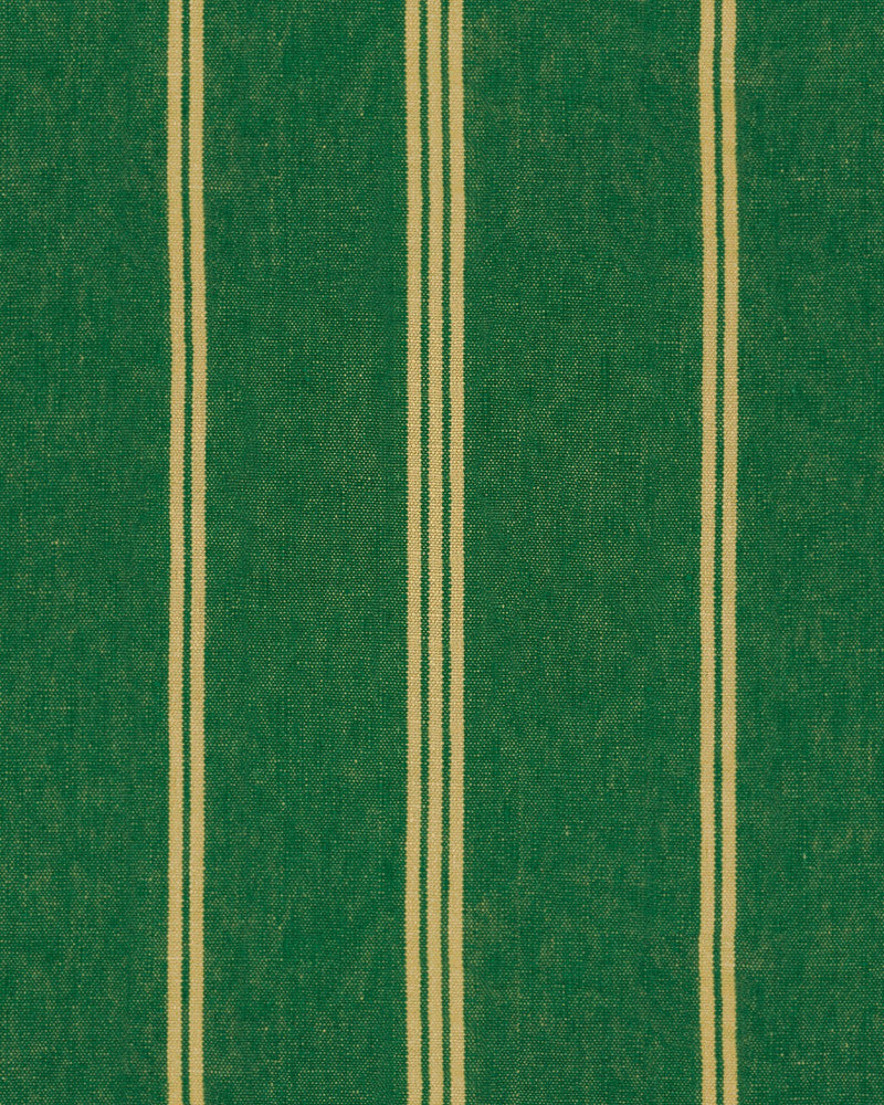 KATALIN STRIPE Ultramarine Green Wallpaper (WP30071) by Mind The Gap | WP30071 | SUNDANCE VILLA | 1 roll x 20.5 x 393.7 in | 0.52m / 20.5in | 10m / 393.7in | 5.20mp | 52cm / 20.5in | Green, Yellow | Satin Matte | Paste the wall | 1-roll in a box | Fabric Carolina | https://www.fabriccarolina.com/