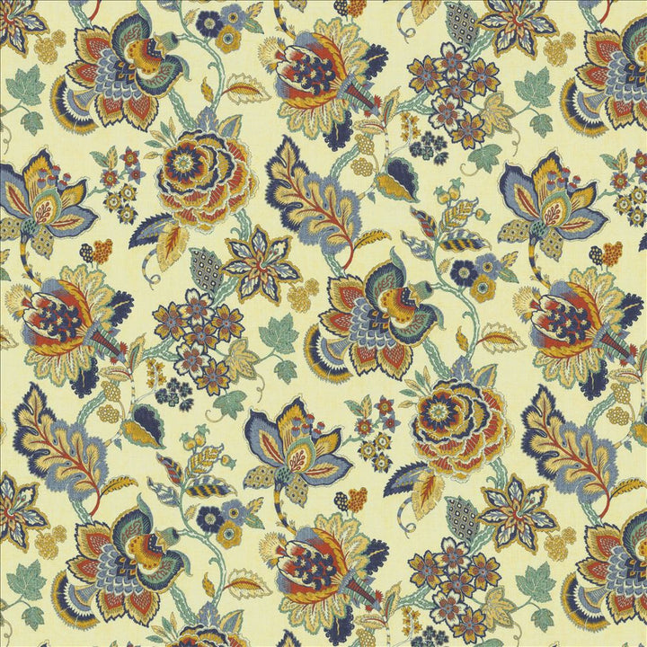 Kates Garden Americana by Kasmir Fabric 5143 100% Cotton
 SPAIN 30,000 Wyzenbeek Double Rubs </p><p>Repeat: Horizontal: 27 inches and Vertical: 27 inches 54 - Fabric Carolina -