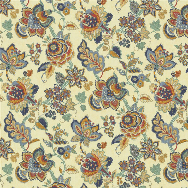 Kates Garden Americana by Kasmir Fabric 5143 100% Cotton
 SPAIN </p><p>Repeat: Horizontal: 27 inches and Vertical: 27 inches 54 - Fabric Carolina -