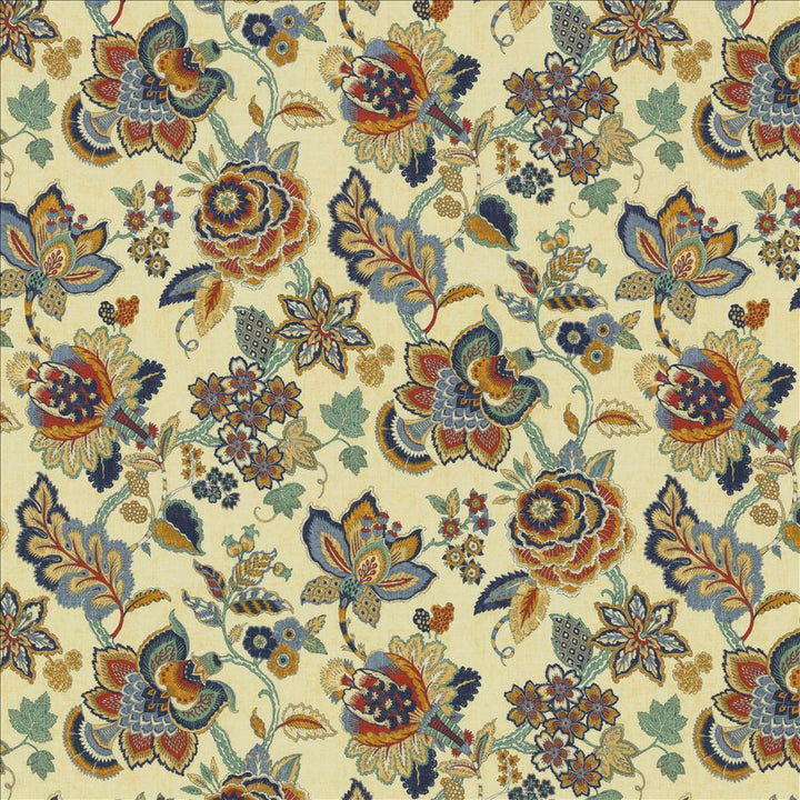 Kates Garden Americana by Kasmir Fabric 5143 100% Cotton
 SPAIN </p><p>Repeat: Horizontal: 27 inches and Vertical: 27 inches 54 - Fabric Carolina -