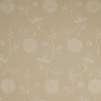 Kathleen Beige 3732411002 by Carole Fabric Exclusive Prize Winner 100% Cotton-softened China H: 16"V, 10"H  51" Minimum (See sample for specifics) - Fabric Carolina - Carole Exclusive