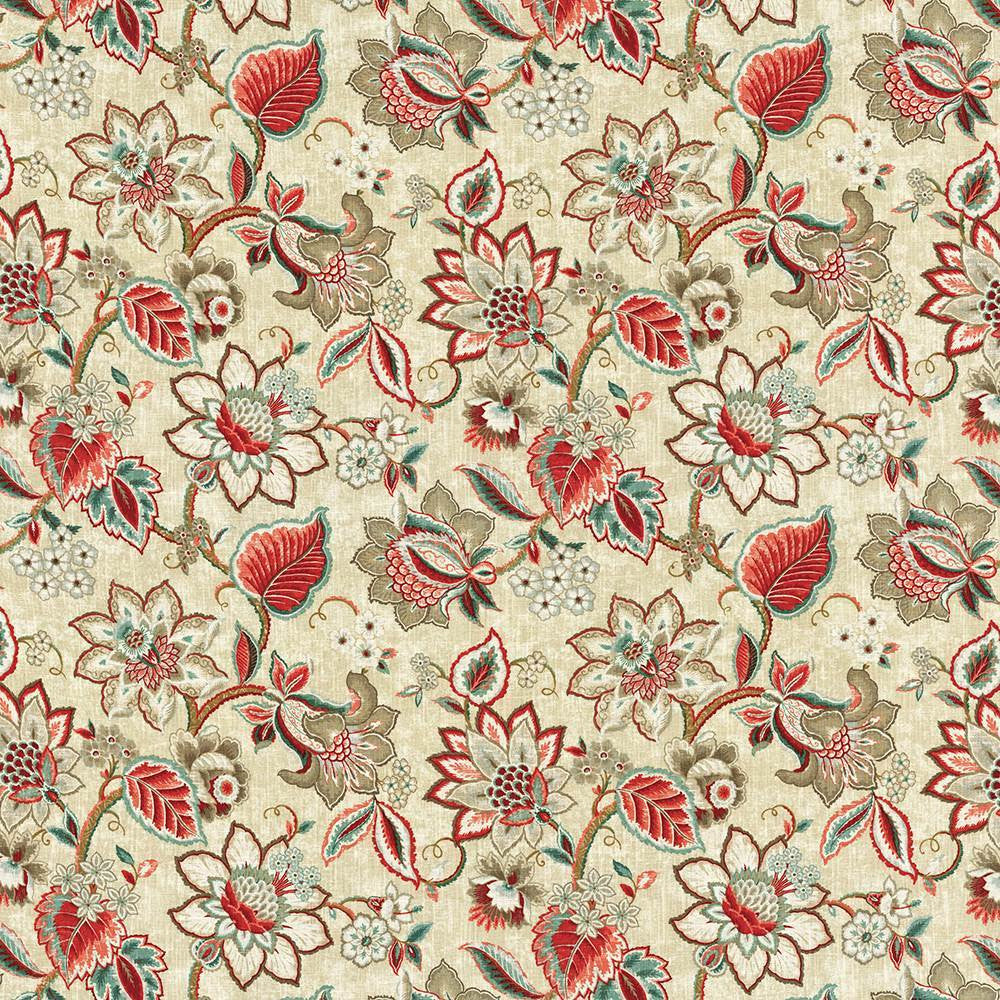 Kavali Strawberry by Kasmir Fabric 5106 55% Linen
45% Cotton
 CHINA </p><p>Repeat: Horizontal: 26 4/8 inches and Vertical: 26 2/8 inches 54 - Fabric Carolina -
