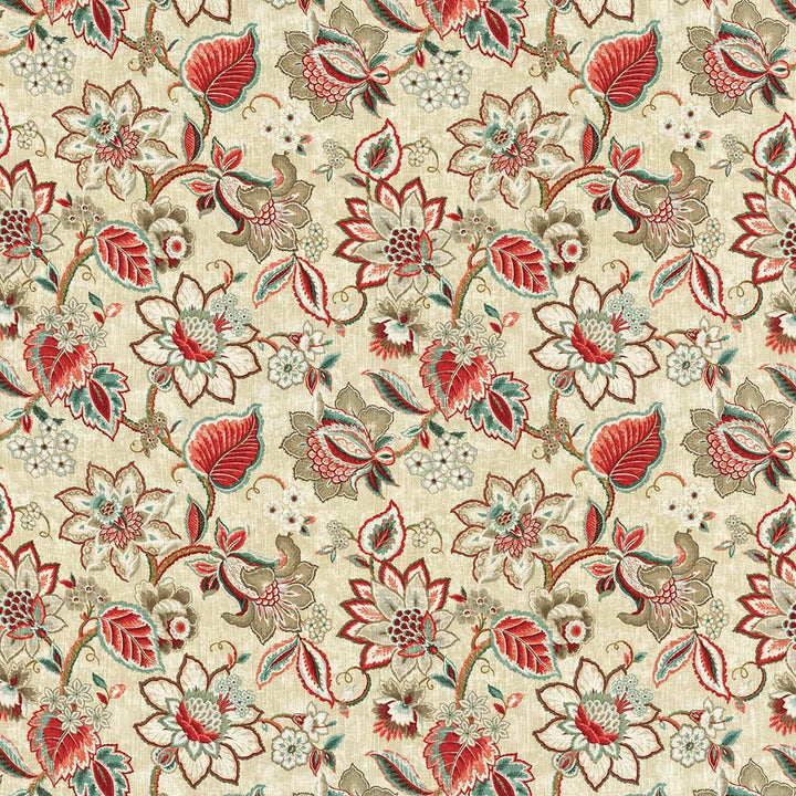 Kavali Strawberry by Kasmir Fabric 5106 55% Linen
45% Cotton
 CHINA </p><p>Repeat: Horizontal: 26 4/8 inches and Vertical: 26 2/8 inches 54 - Fabric Carolina -