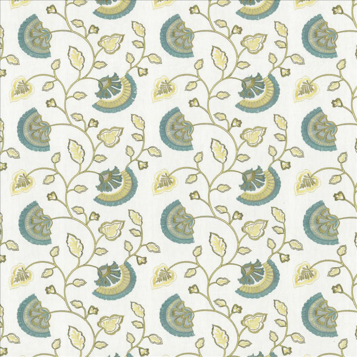 Kay Jewel by Kasmir Fabric 5156 52% Cotton
48% Polyester
 INDIA 30,000 Wyzenbeek Double Rubs Horizontal: 13 inches and Vertical: 9 1/8 inches 55 - Fabric Carolina -