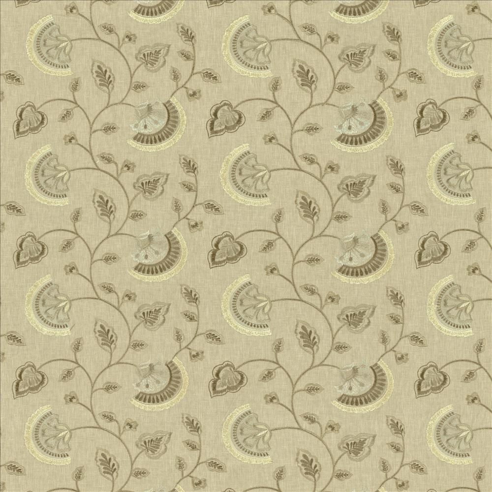 Kay Moonstone  by Kasmir Fabric See sample 52% Cotton
48% Polyester
 INDIA 30,000 Wyzenbeek Double Rubs </p><p>Repeat: Horizontal: 13 inches and Vertical: 9 1/8 inches 55  - Fabric Carolina -