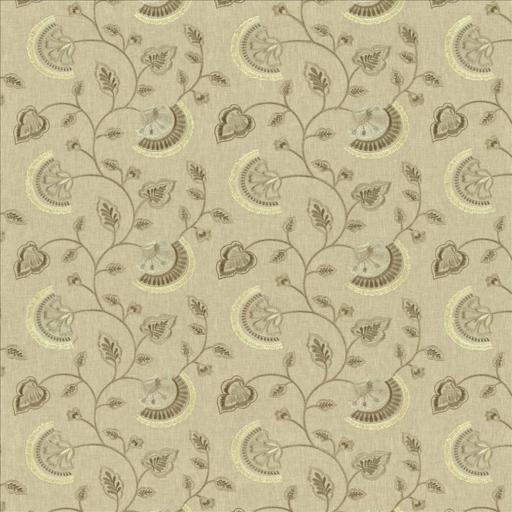 Kay Moonstone  by Kasmir Fabric See sample 52% Cotton
48% Polyester
 INDIA 30,000 Wyzenbeek Double Rubs </p><p>Repeat: Horizontal: 13 inches and Vertical: 9 1/8 inches 55  - Fabric Carolina -