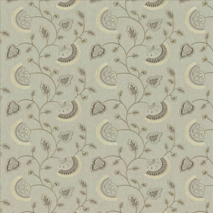 Kay Moonstone by Kasmir Fabric 5156 52% Cotton 48% Polyester INDIA 30,000 Wyzenbeek Double Rubs Horizontal: 13 inches and Vertical: 9 1/8 inches 55 - Fabric Carolina -