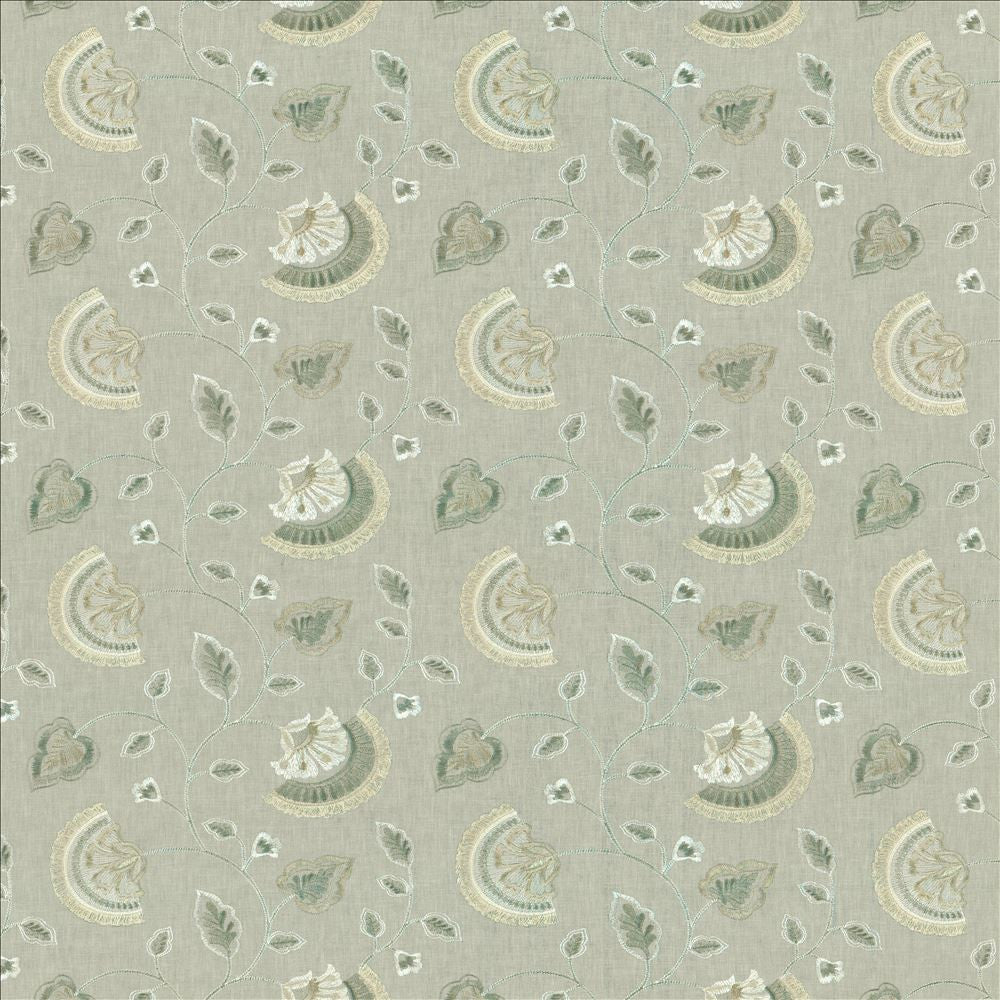 Kay Quartz by Kasmir Fabric 5156 52% Cotton
48% Polyester
 INDIA </p><p>Repeat: Horizontal: 13 inches and Vertical: 9 1/8 inches 55 - Fabric Carolina -