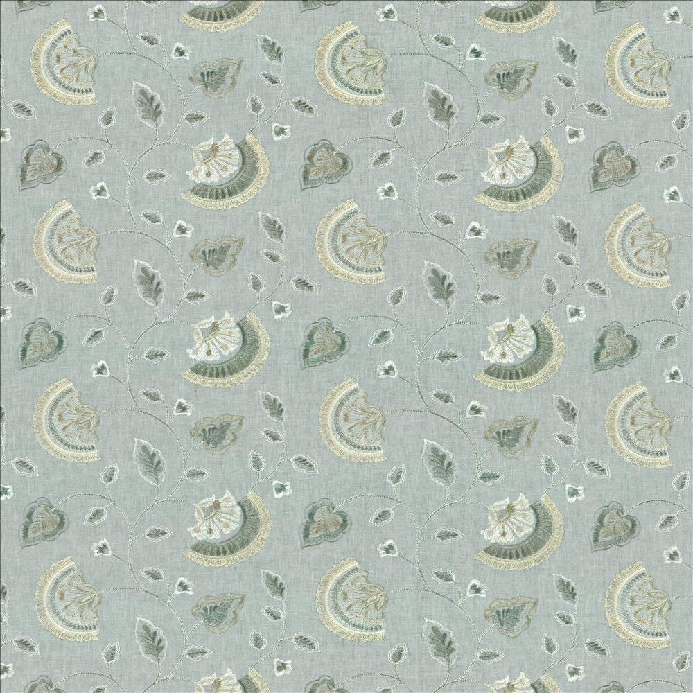 Kay Quartz by Kasmir Fabric 5156 52% Cotton
48% Polyester
 INDIA </p><p>Repeat: Horizontal: 13 inches and Vertical: 9 1/8 inches 52 - Fabric Carolina -