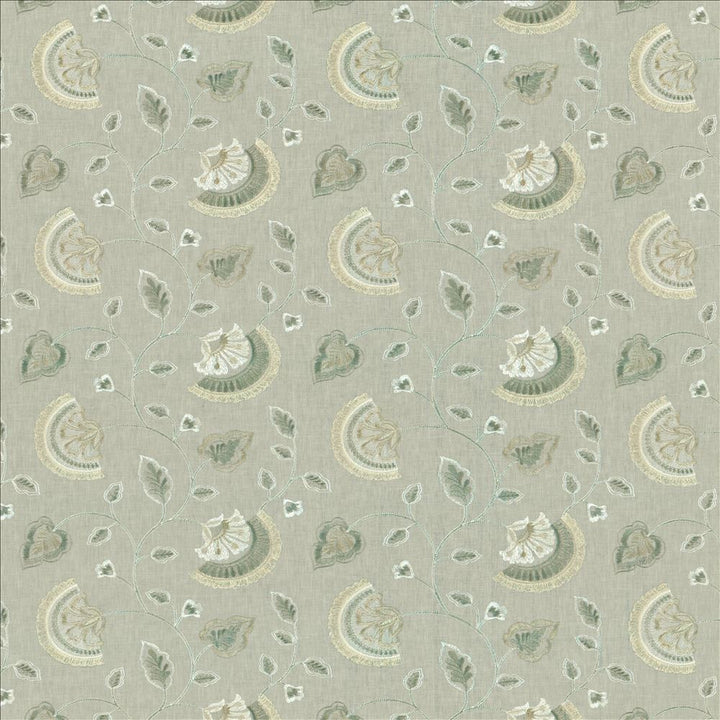 Kay Quartz by Kasmir Fabric 5156 52% Cotton
48% Polyester
 INDIA </p><p>Repeat: Horizontal: 13 inches and Vertical: 9 1/8 inches 55 - Fabric Carolina -