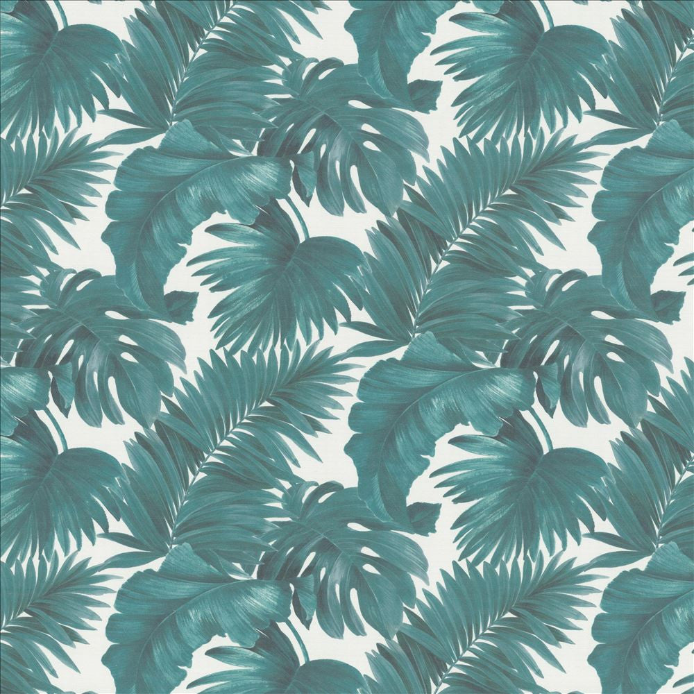 Keanu Palm 110 Peacock by Kasmir Fabric 1453 65% Polyester
35% Cotton
 SPAIN 40,000 Martindale Cycles </p><p>Repeat: Horizontal: 27 5/8 inches and Vertical: 24 4/8 inches 110 - Fabric Carolina -