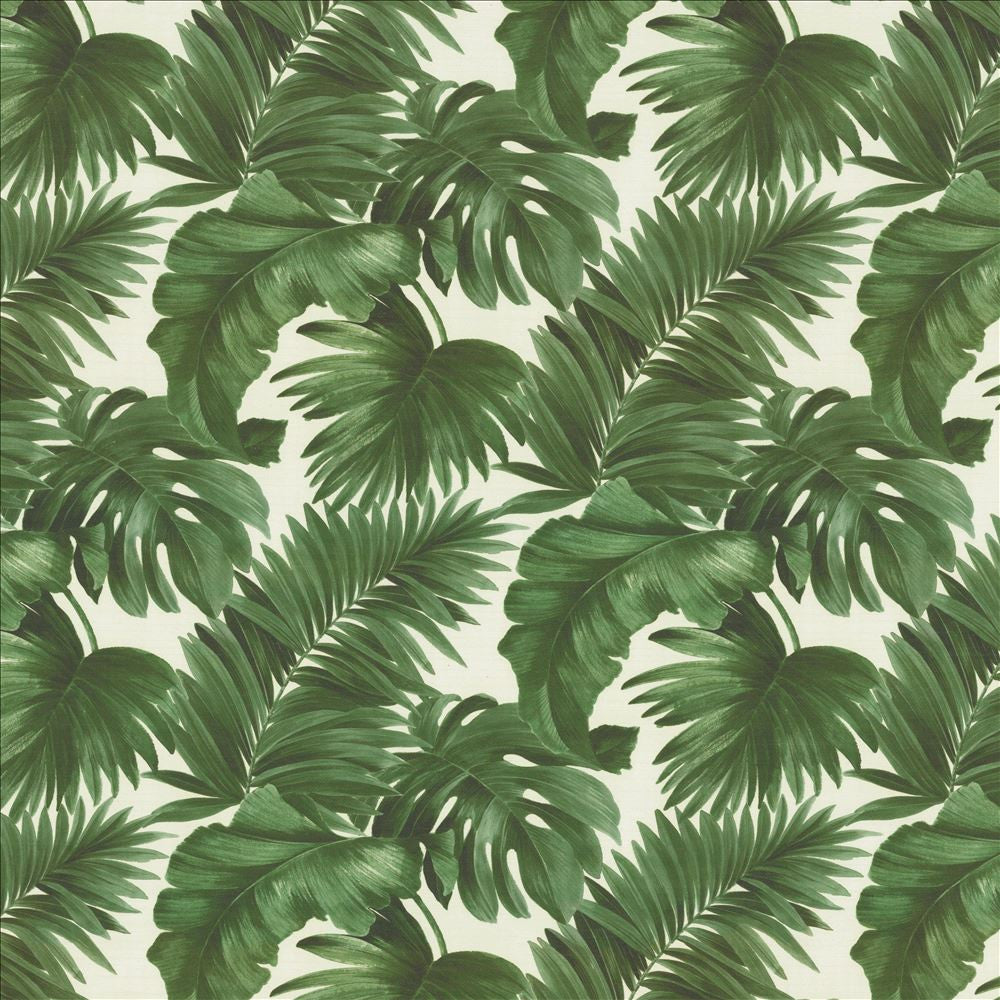 Keanu Palm 55 Moss by Kasmir Fabric 1453 65% Polyester
35% Cotton
 SPAIN 40,000 Martindale Cycles Horizontal: 27 5/8 inches and Vertical: 24 4/8 inches 55 - Fabric Carolina -