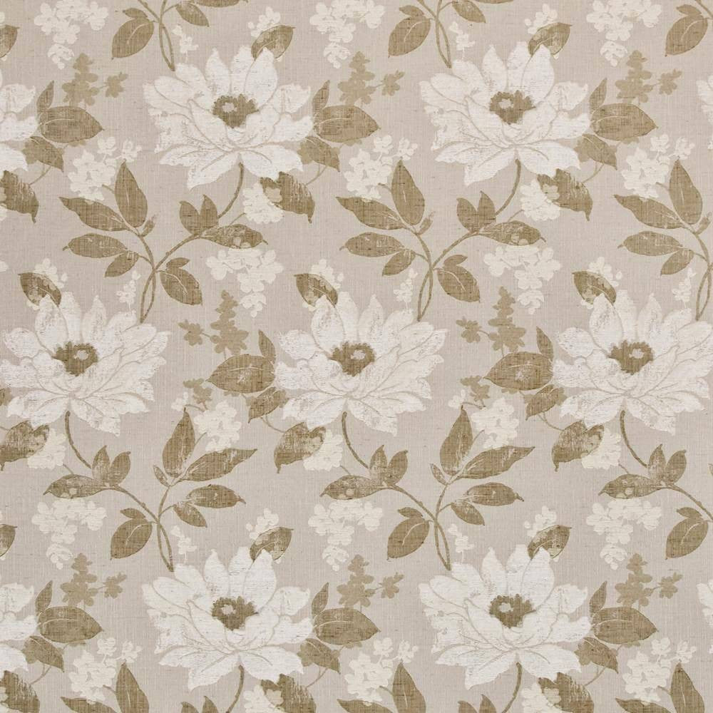 Keeley Garden Driftwood by Kasmir Fabric 1396 ITALY 8,000 Martindale Cycles H: 13 6/8 inches, V:25 5/8 inches 54 - Fabric Carolina - Kasmir