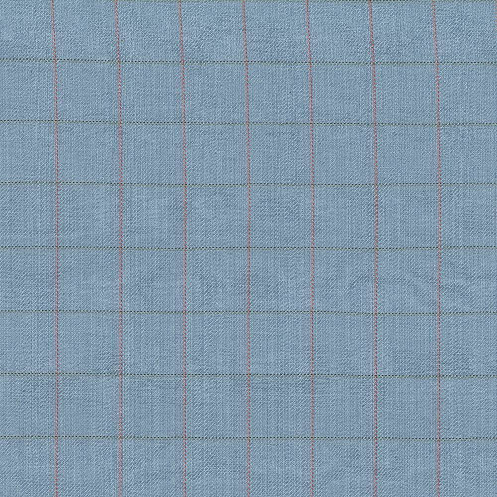 Keheley Ice Blue by Kasmir Fabric 1441 INDIA 12,000 Wyzenbeek Double Rubs H: 3 inches, V:3 inches 53 - 54 - Fabric Carolina - Kasmir