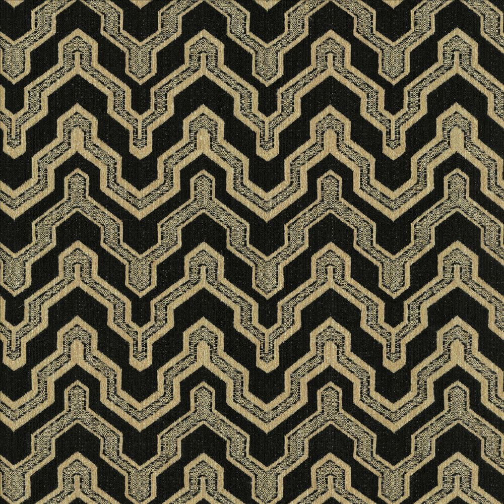 Kenosha Onyx  by Kasmir Fabric See sample 43% Acrylic
33% Polyester
12% Rayon
12% Olefin
 USA 18,000 Wyzenbeek Double Rubs </p><p>Repeat: Horizontal: 4 2/8 inches and Vertical: 7 1/8 inches 54  - Fabric Carolina -