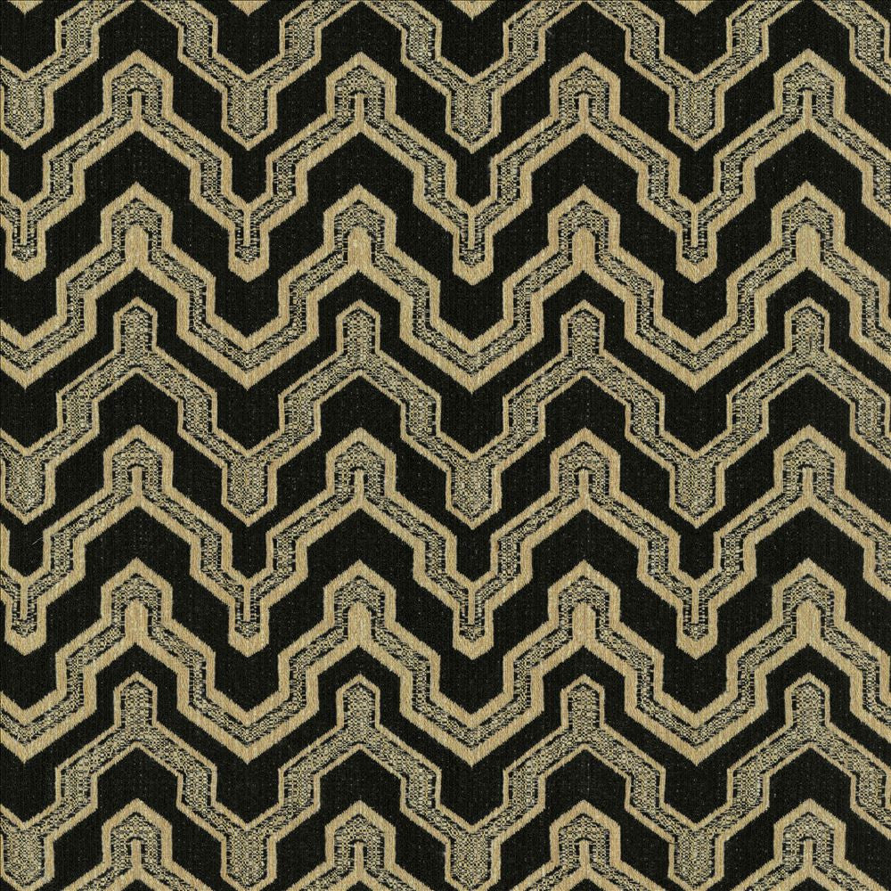 Kenosha Onyx by Kasmir Fabric 5144 43% Acrylic
33% Polyester
12% Rayon
12% Olefin
 USA </p><p>Repeat: Horizontal: 4 2/8 inches and Vertical: 7 1/8 inches 54 - Fabric Carolina -