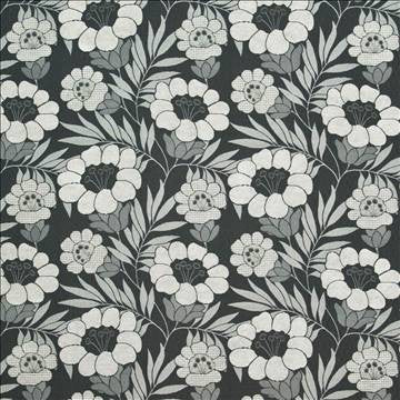 Kessler Park Graphite by Kasmir Fabric 1396 57% Polyester 43% Rayon CHINA 21,000 Wyzenbeek Double Rubs H: 14 2/8 inches, V: 13 4/8 inches 54 - 56 - Fabric Carolina - Kasmir