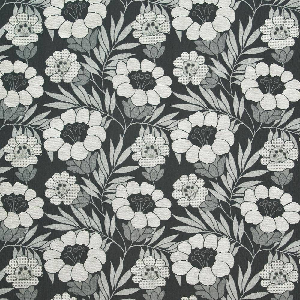 Kessler Park Graphite by Kasmir Fabric 1396 CHINA 21,000 Wyzenbeek Double Rubs H: 14 2/8 inches, V:13 4/8 inches 54 - 56 - Fabric Carolina - Kasmir