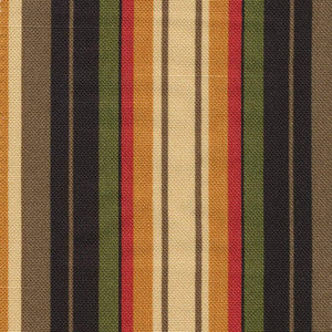 Kickapoo Stripe Black Swan by Kasmir Fabric