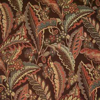 Kings Landing Poppy 3763611002 by Carole Fabric Exclusive Laid Back Luxury 45% POLYESTER, 55% RAYON CHINA H: 30" V, 29" H  58" Minimum (See sample for specifics) - Fabric Carolina - Carole Exclusive