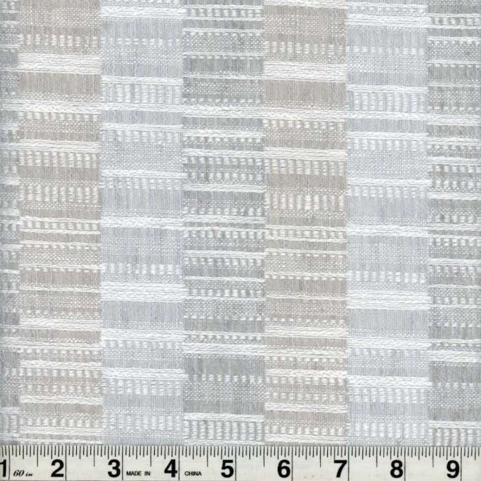 Kinson Silver Blue by Heritage Fabric - 85% Polyester 15% Cotton Turkey 45,000 Horizontal: 13.5" and Vertical: 4.25" 54" - Fabric Carolina -
