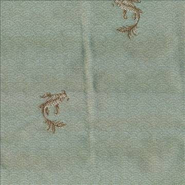 Koi Pond Dew Drop by Kasmir Fabric 1404 67% Rayon 33% Polyester USA 54,000 Wyzenbeek Double Rubs H: 6 6/8 inches, V: 8 1/8 inches 54 - 56 - Fabric Carolina - Kasmir