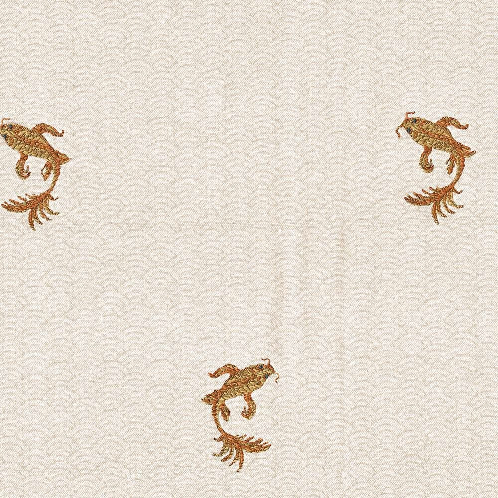 Koi Pond Soy Milk by Kasmir Fabric 1404 67% Rayon
33% Polyester
 USA 54,000 Wyzenbeek Double Rubs </p><p>Repeat: Horizontal: 6 6/8 inches and Vertical: 8 1/8 inches 54 - Fabric Carolina -