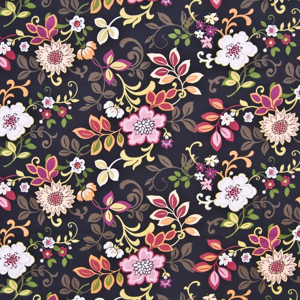 Koo Koo Roo Black Swan by Kasmir Fabric 1369 100% Cotton
 PAKISTAN </p><p>Repeat: Horizontal: 54 inches and Vertical: 18 inches 54 - Fabric Carolina -