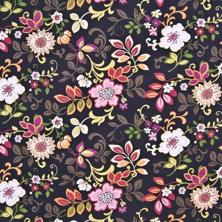 Koo Koo Roo Black Swan by Kasmir Fabric 1369 PAKISTAN 3,000 Wyzenbeek Double Rubs H: 54 inches, V:18 inches 54 - Fabric Carolina - Kasmir
