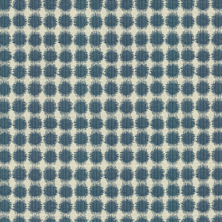 Korba Dots Cabana Blue by Kasmir Fabric 5125 58% Cotton
42% Polyester
 TURKEY </p><p>Repeat: Horizontal: 3 4/8 inches and Vertical: 3 6/8 inches 54 - Fabric Carolina -