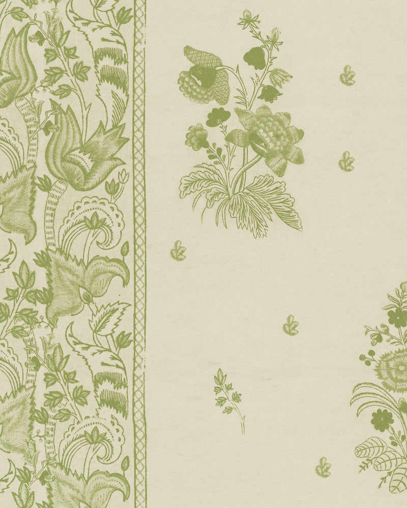 Korond Floral Beechnut Wallpaper by Mind the Gap Designer Wallpaper TRANSYLVANIAN ROOTS Satin Matte Made in Europe Paste the wall 1 roll x 20.5 x 10.9 yards - Swanky Fabrics -