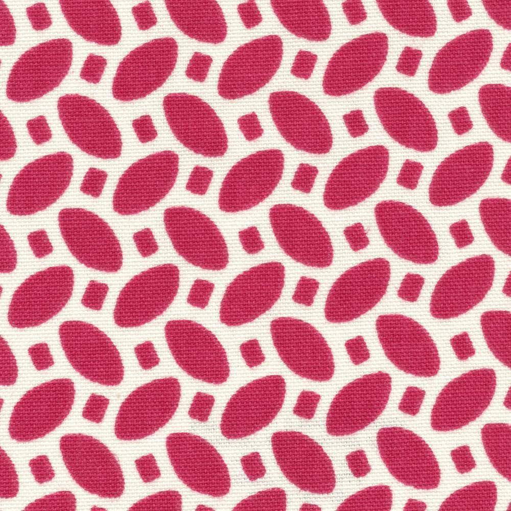 Kukui Raspberry by Kasmir Fabric 1400 USA 15,000 Wyzenbeek Double Rubs H: 13 4/8 inches, V:12 5/8 inches 54 - Fabric Carolina - Kasmir