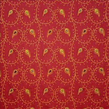 Kumaru Vine Amaryllis by Kasmir Fabric 1400 100% Cotton CHINA 3,000 Wyzenbeek Double Rubs H: 13 4/8 inches, V: 15 2/8 inches 55 - Fabric Carolina - Kasmir
