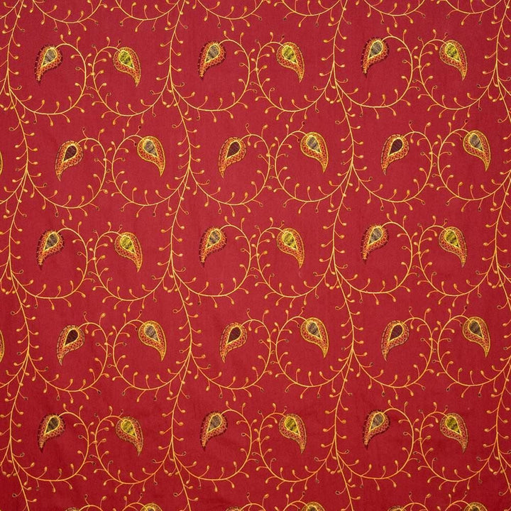 Kumaru Vine Amaryllis by Kasmir Fabric 1400 100% Cotton
 CHINA 3,000 Wyzenbeek Double Rubs Horizontal: 13 4/8 inches and Vertical: 15 2/8 inches 55 - Fabric Carolina -