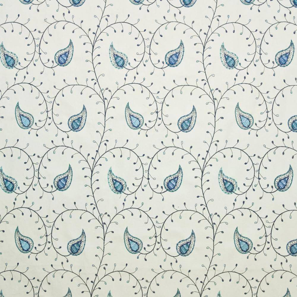 Kumaru Vine Horizon by Kasmir Fabric 1401 CHINA 3,000 Wyzenbeek Double Rubs H: 13 4/8 inches, V:15 2/8 inches 55 - Fabric Carolina - Kasmir