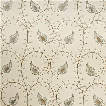 Kumaru Vine Mineral by Kasmir Fabric 1401 100% Cotton CHINA 3,000 Wyzenbeek Double Rubs H: 13 4/8 inches, V: 15 2/8 inches 55 - Fabric Carolina - Kasmir