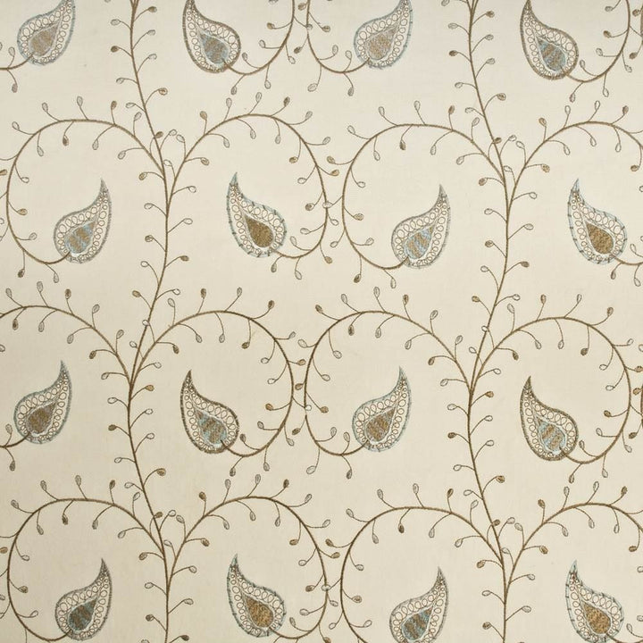 Kumaru Vine Mineral by Kasmir Fabric 1401 100% Cotton CHINA 3,000 Wyzenbeek Double Rubs Horizontal: 13 4/8 inches and Vertical: 15 2/8 inches 55 - Fabric Carolina -