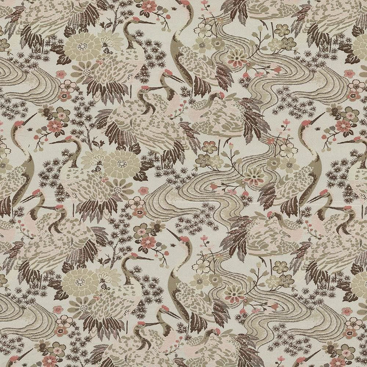 Kutani Bubblegum by Kasmir Fabric 1418 100% Polyester CHINA 10,000 Wyzenbeek Double Rubs Horizontal: 29 4/8 inches and Vertical: 25 4/8 inches 54 - Fabric Carolina -