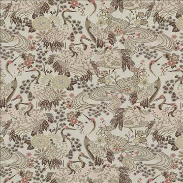 Kutani Bubblegum by Kasmir Fabric 1418 100% Polyester CHINA 10,000 Wyzenbeek Double Rubs H: 29 4/8 inches, V: 25 4/8 inches 54 - Fabric Carolina - Kasmir