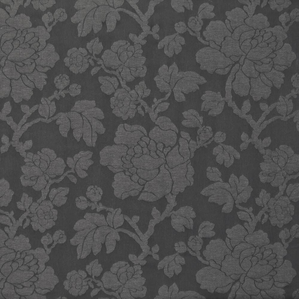 La Bellagina Coal Dust by Kasmir Fabric 1383 57% Cotton 30% Viscose 13% Wool ITALY 20,000 Martindale Cycles Horizontal: 27 6/8 inches and Vertical: 25 2/8 inches 55 - 56 - Fabric Carolina -