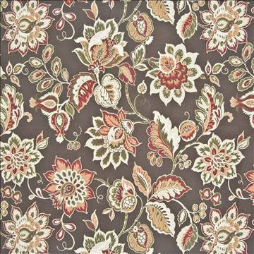 La Fonda Garden Autumn by Kasmir Fabric 1389 73% Rayon 27% Polyester CHINA 12,000 Wyzenbeek Double Rubs H: 29 inches, V: 31 inches 54 - 56 - Fabric Carolina - Kasmir
