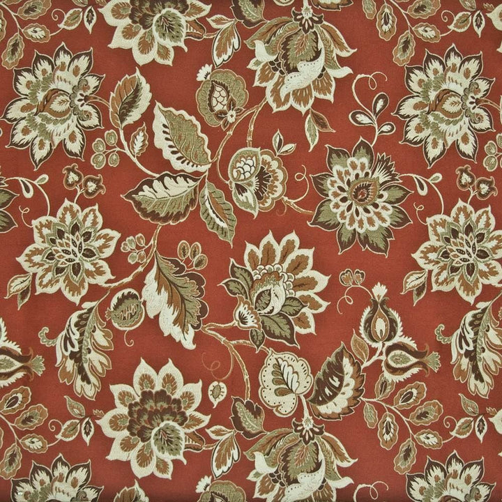 La Fonda Garden Spice by Kasmir Fabric 1389 73% Rayon
27% Polyester
 CHINA 12,000 Wyzenbeek Double Rubs Horizontal: 29 inches and Vertical: 31 inches 54 - Fabric Carolina -