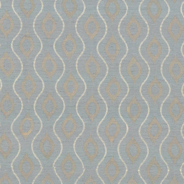 La Turka Ice Blue by Kasmir Fabric 5089 CHINA Not Tested H: 8 inches, V:7 6/8 inches 57 - 58 - Fabric Carolina - Kasmir