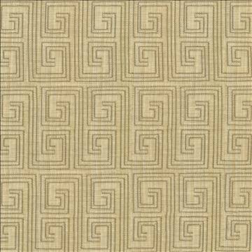 Labyrinth Dune by Kasmir Fabric 1443 65% Cotton 35% Polyester Embroidery Contents 100% Rayon INDIA 3,000 Wyzenbeek Double Rubs H: 3 2/8 inches, V: 6 1/8 inches 54 - 55 - Fabric Carolina - Kasmir