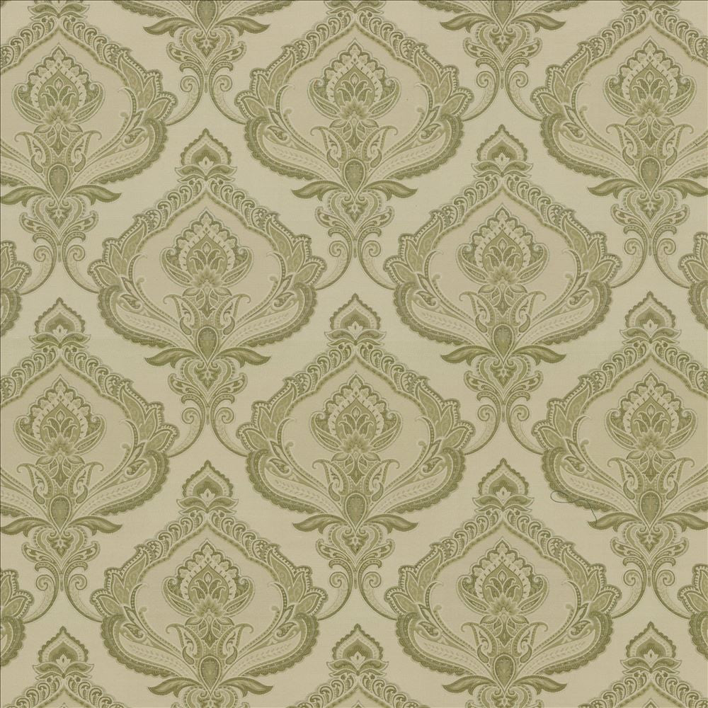 Lafitte Celadon by Kasmir Fabric 8001 75% Polyester
25% Rayon
 CHINA </p><p>Repeat: Horizontal: 15 inches and Vertical: 16 4/8 inches 54 - 56 - Fabric Carolina -