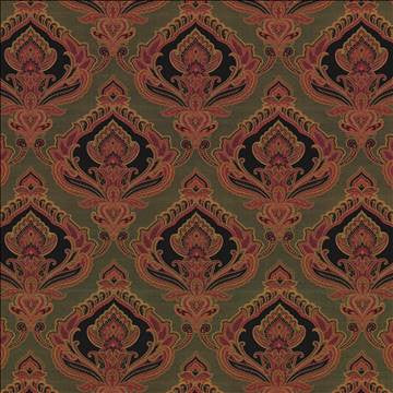 Lafitte Spice by Kasmir Fabric 8001 75% Polyester 25% Rayon CHINA 30,000 Wyzenbeek Double Rubs H: 15 inches, V: 16 4/8 inches 54 - 56 - Fabric Carolina - Kasmir