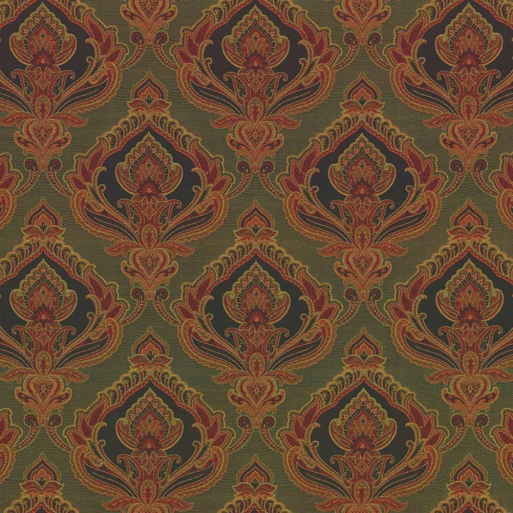 Lafitte Spice by Kasmir Fabric 8001 CHINA 30,000 Wyzenbeek Double Rubs H: 15 inches, V:16 4/8 inches 54 - 56 - Fabric Carolina - Kasmir