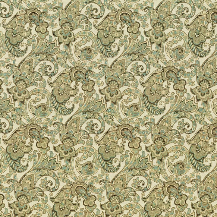 Lages Paisley Celery by Kasmir Fabric 1420 100% Polyester
 CHINA 9,000 Wyzenbeek Double Rubs </p><p>Repeat: Horizontal: 14 4/8 inches and Vertical: 19 inches 58 - Fabric Carolina -